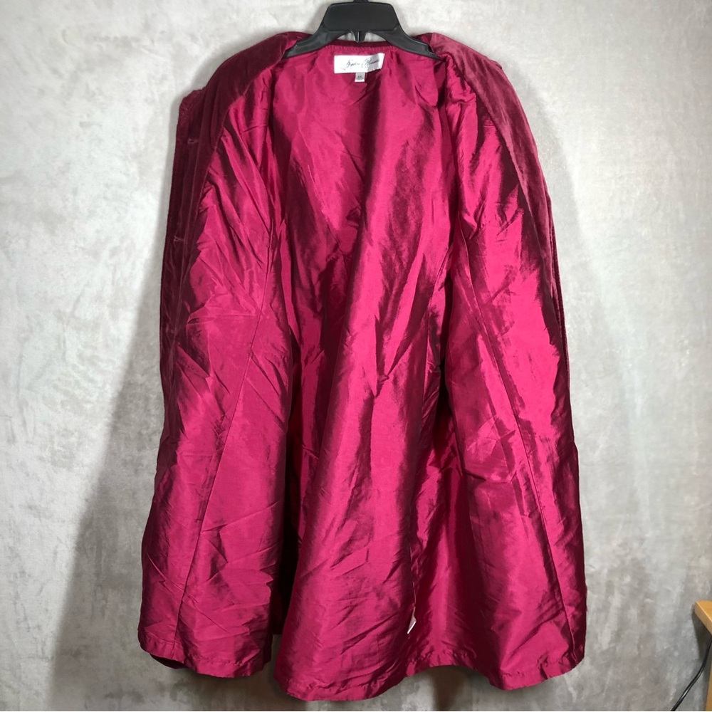Hopeless Romantic Velvet Coat Size XXL Burgundy Victorian Whimsigoth 90s Witchy - Picture 9 of 13